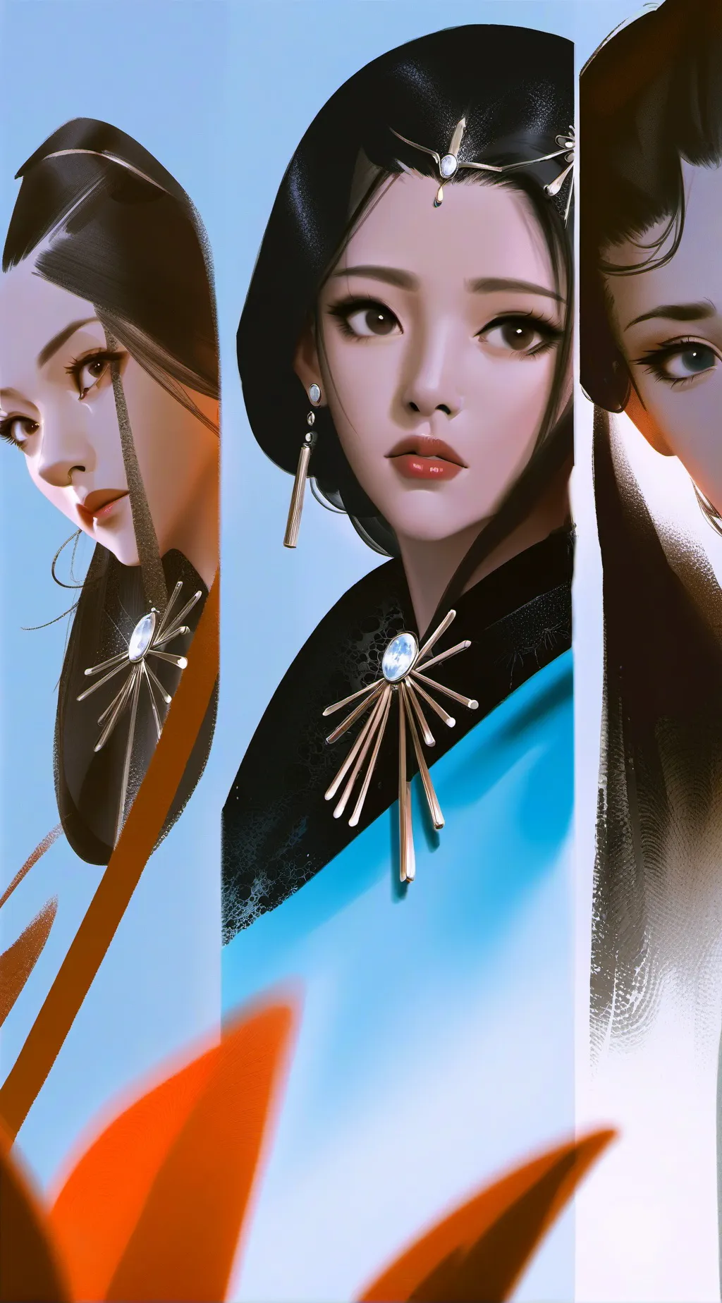 ai character: Blackpink background