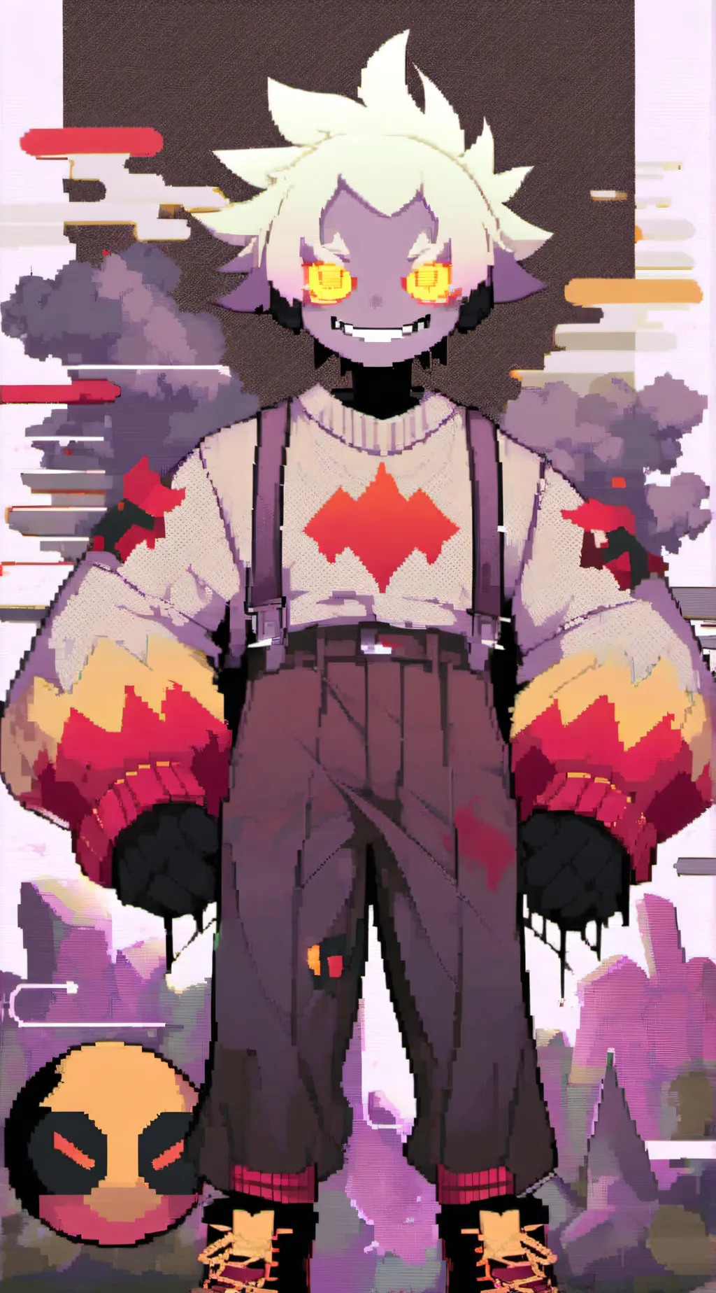 ai character: S.A.M.S+ background