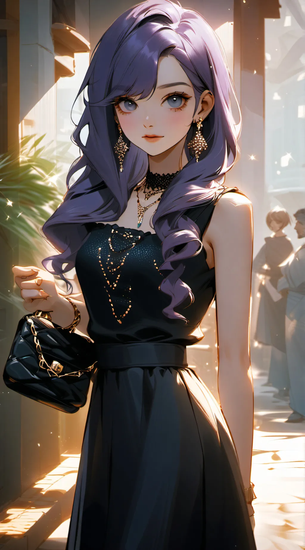 ai character: rarity background