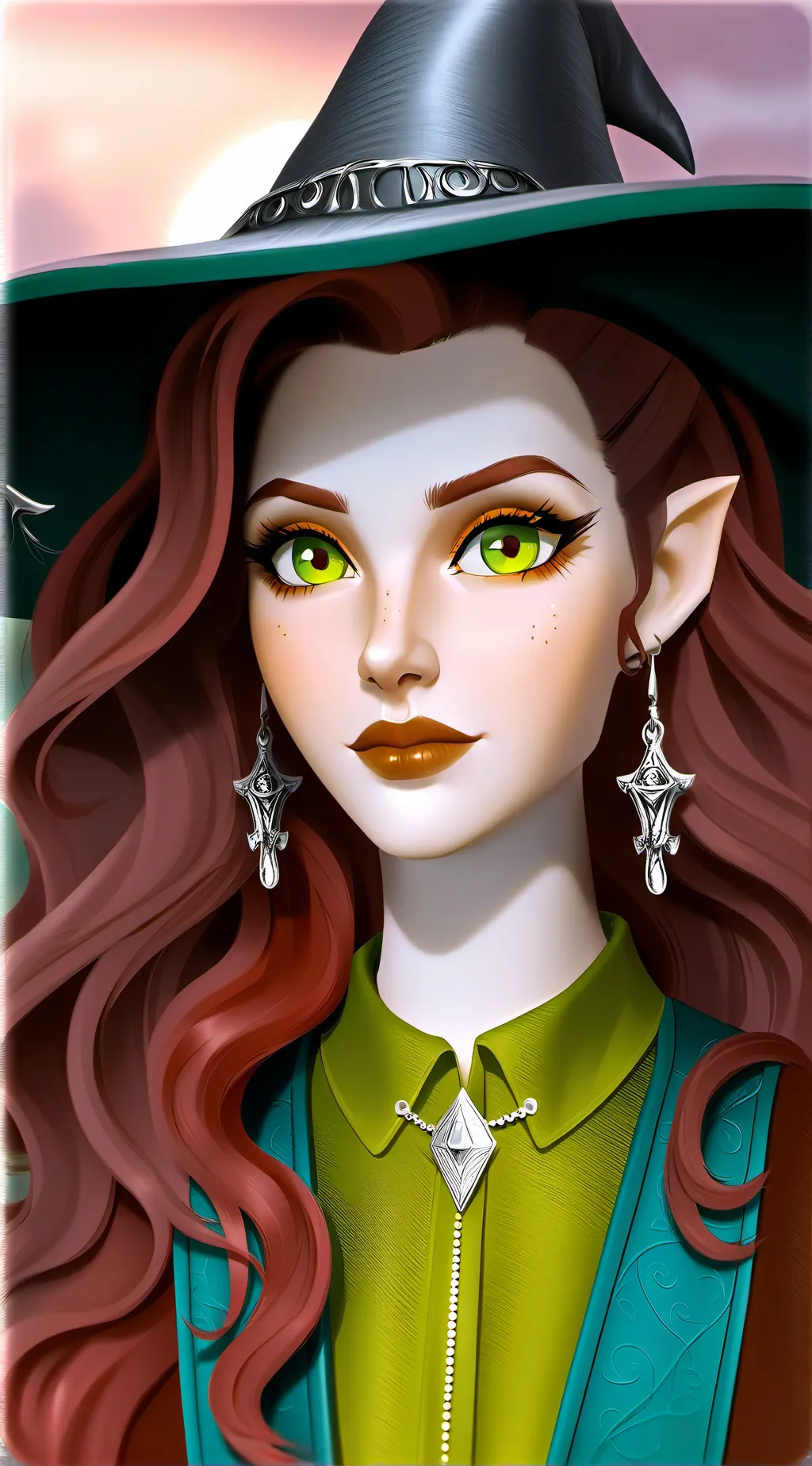 ai character: Lady Autumn background