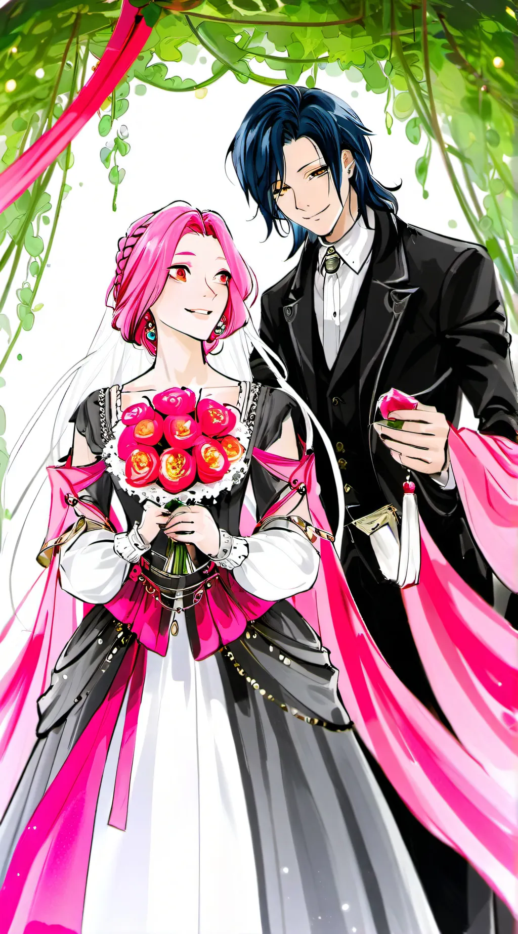 ai character: OBAMITSU MARRIAGE background