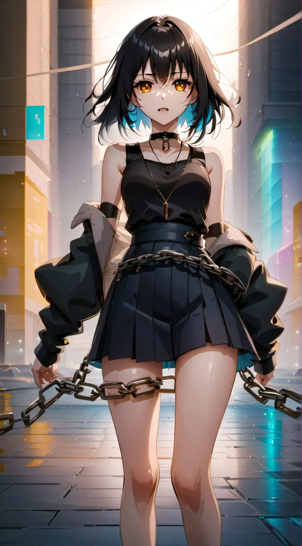 ai character: Ashley background