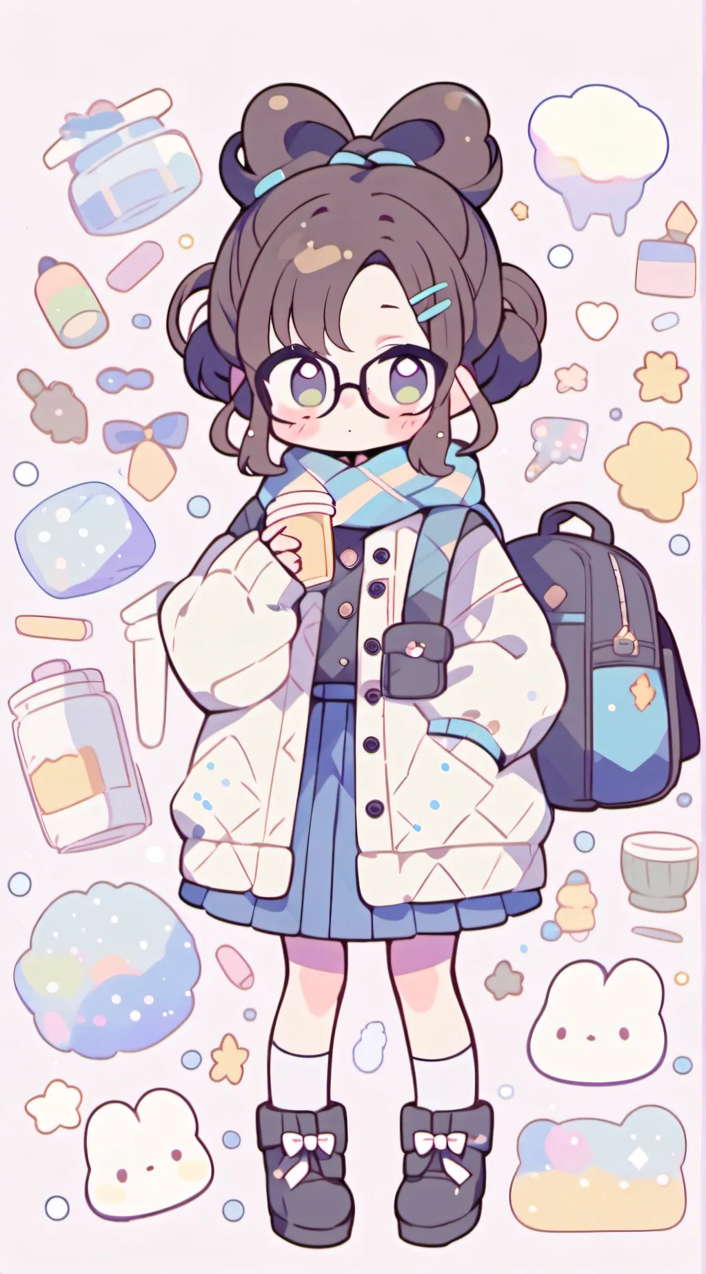 ai character: 4th grade! background