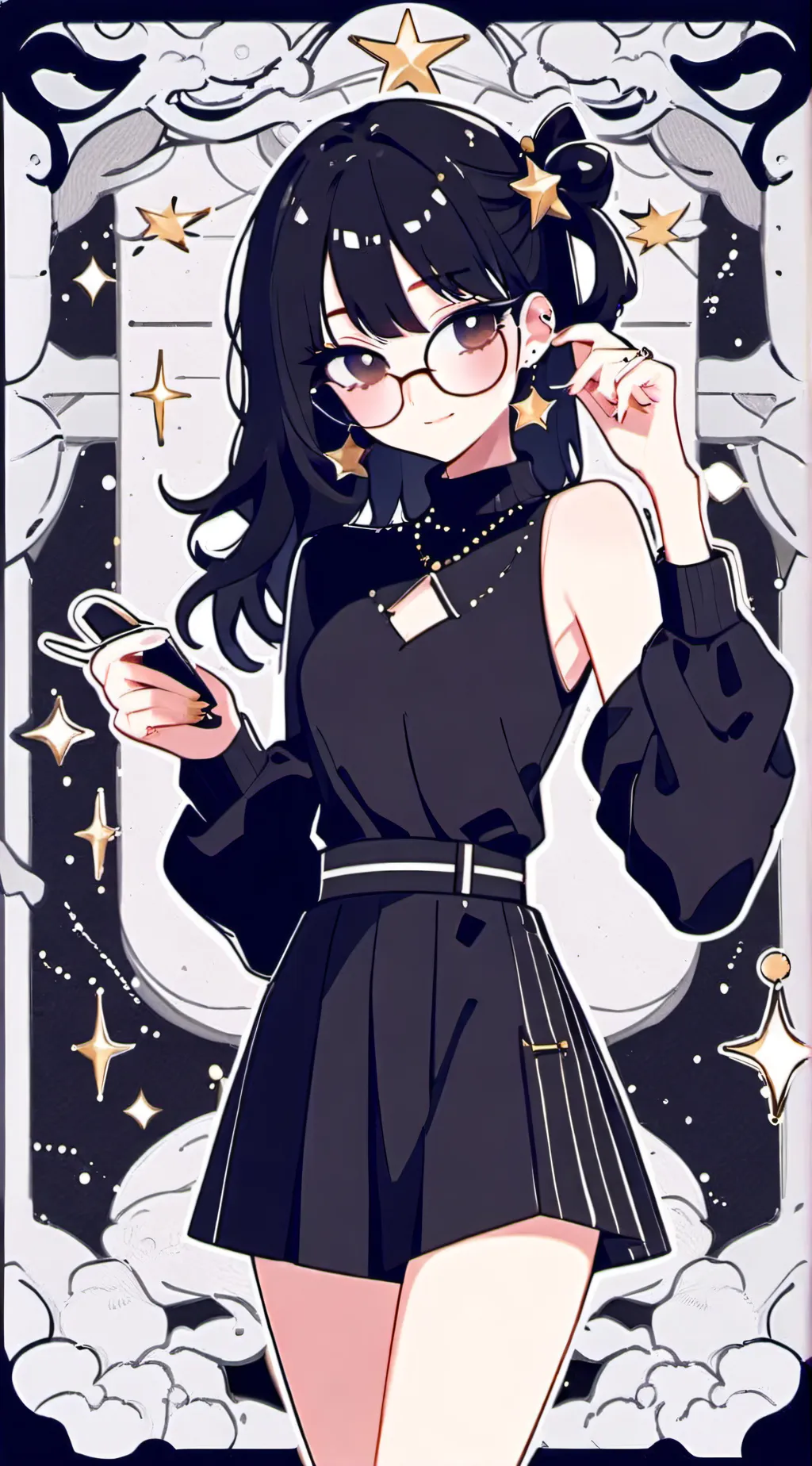 ai character: luna background