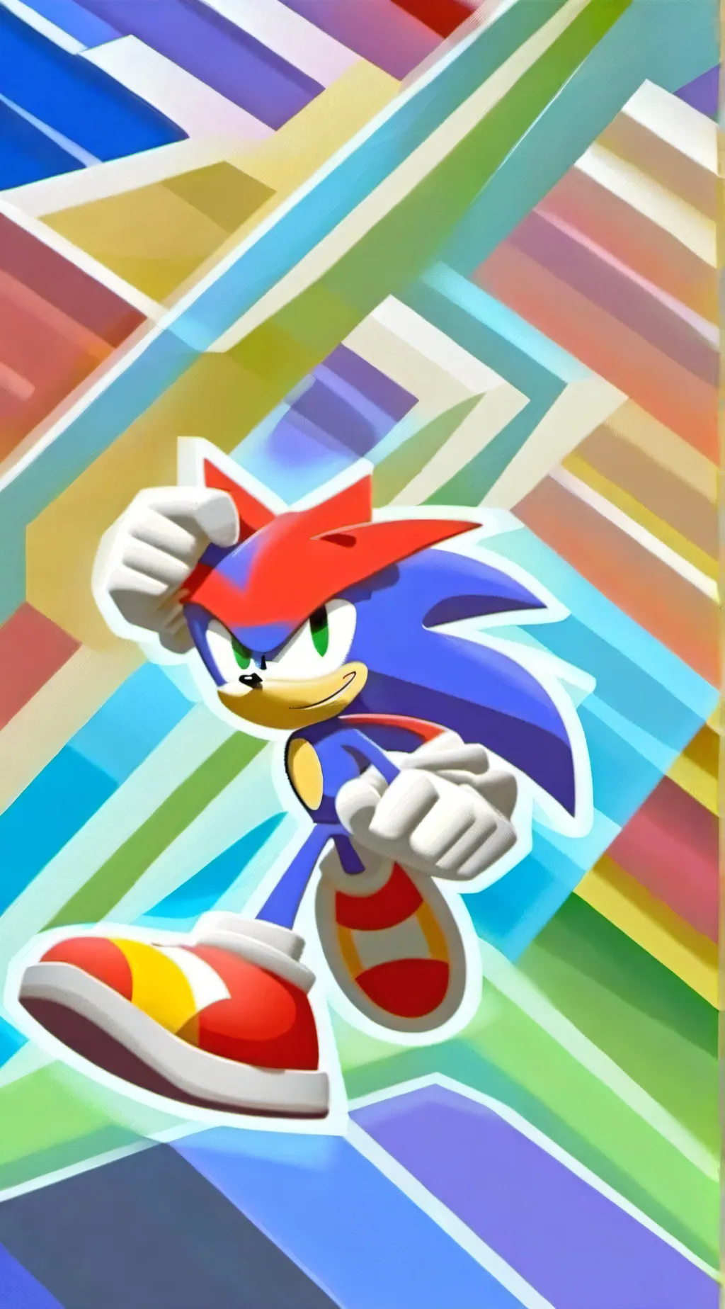 ai character: “•sonic boom•” background