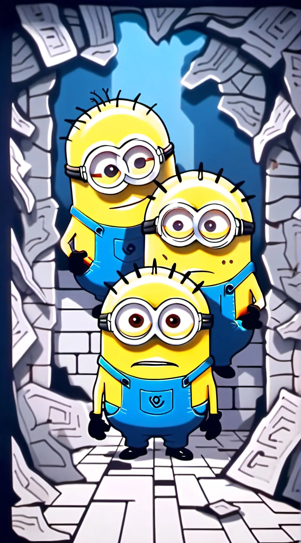 ai character: Minions movie background
