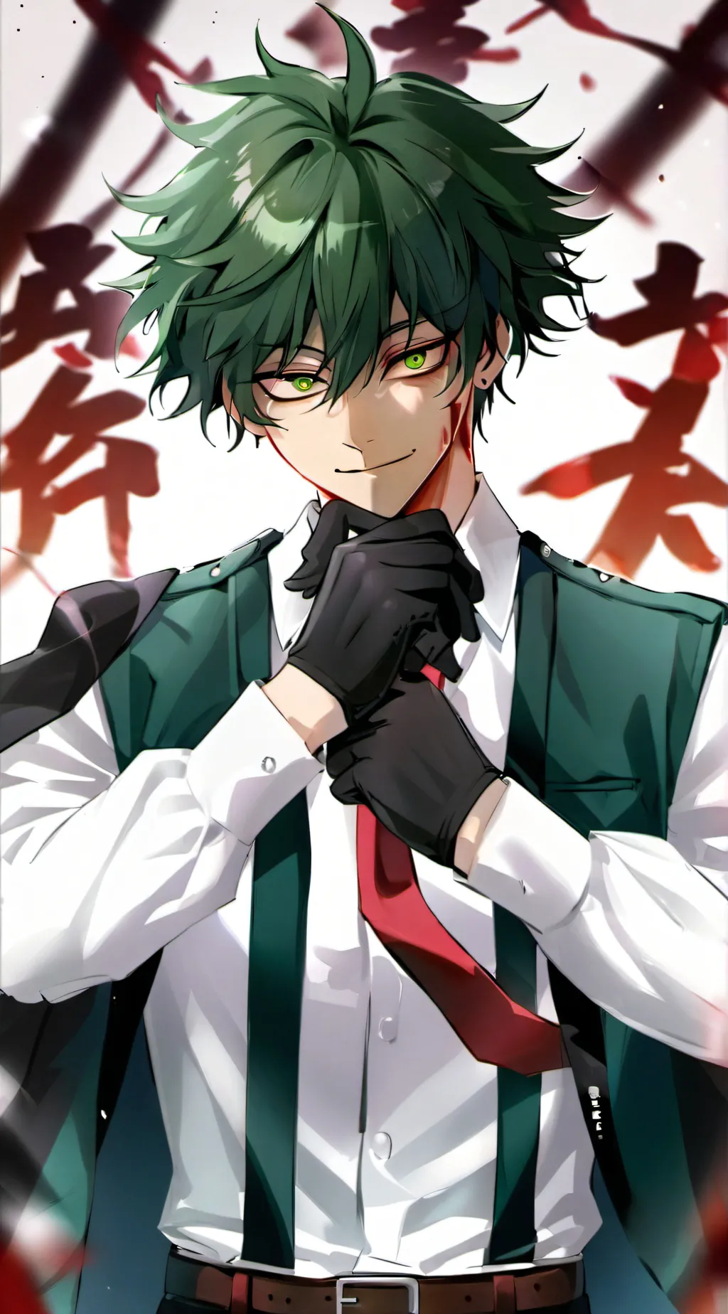 ai character: Deku Vilão background