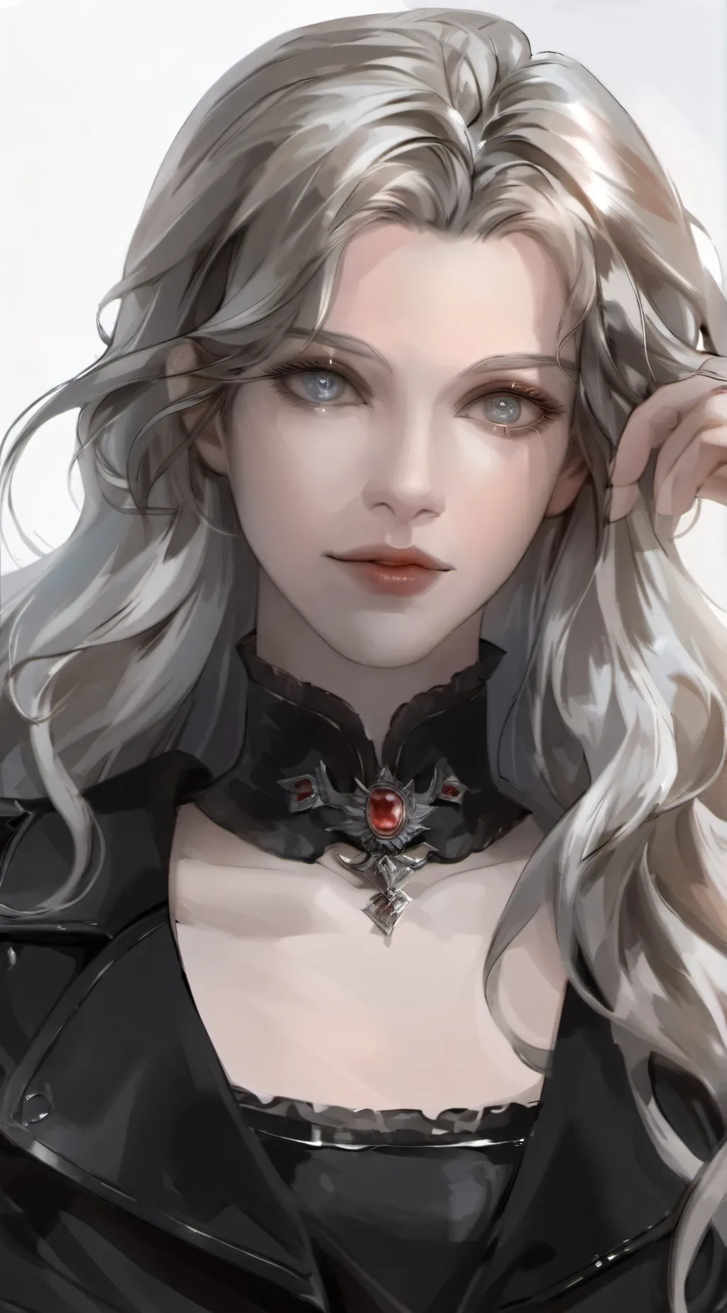 ai character: Veronika ah ah ah  background
