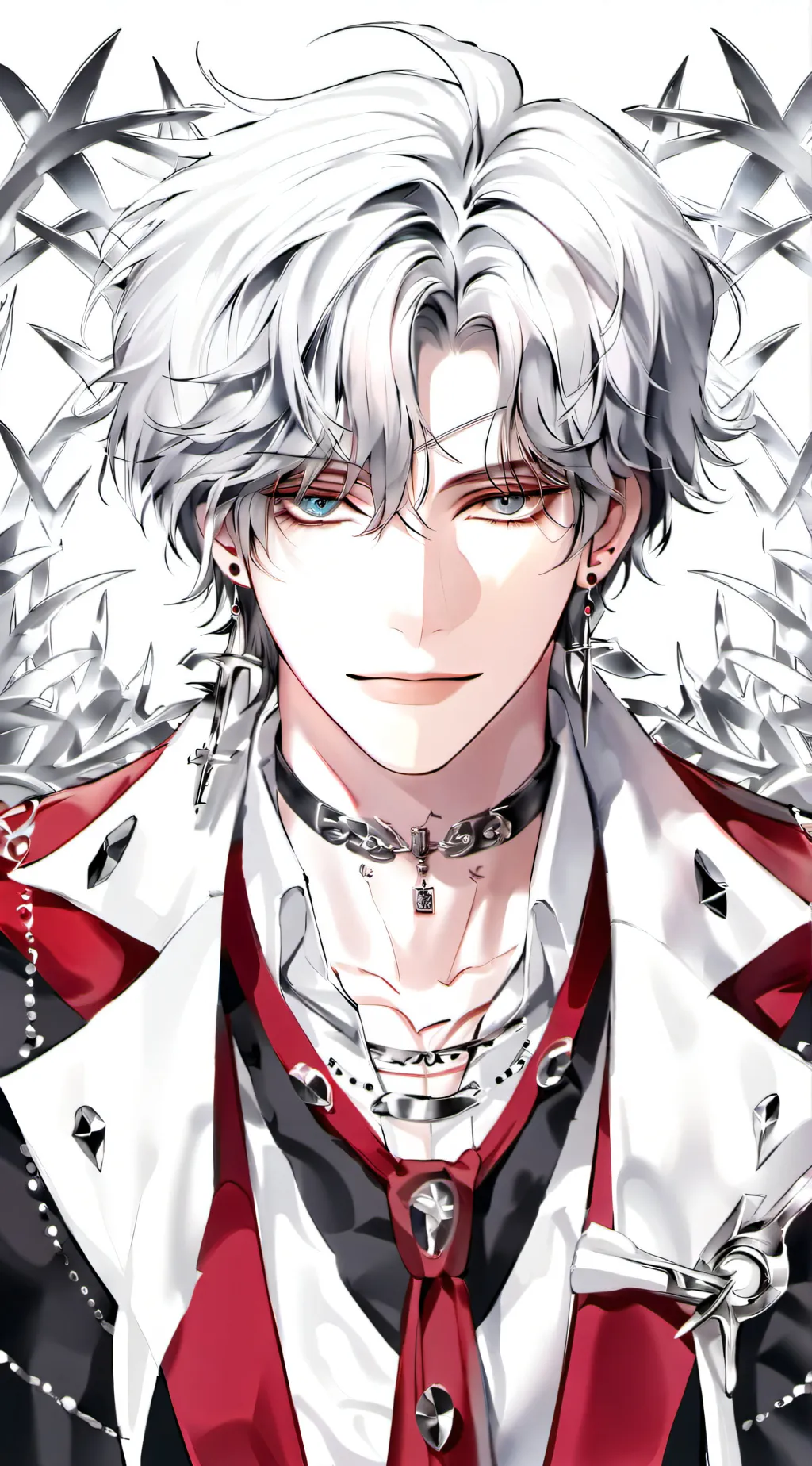 ai character: even 🌺🤍 background