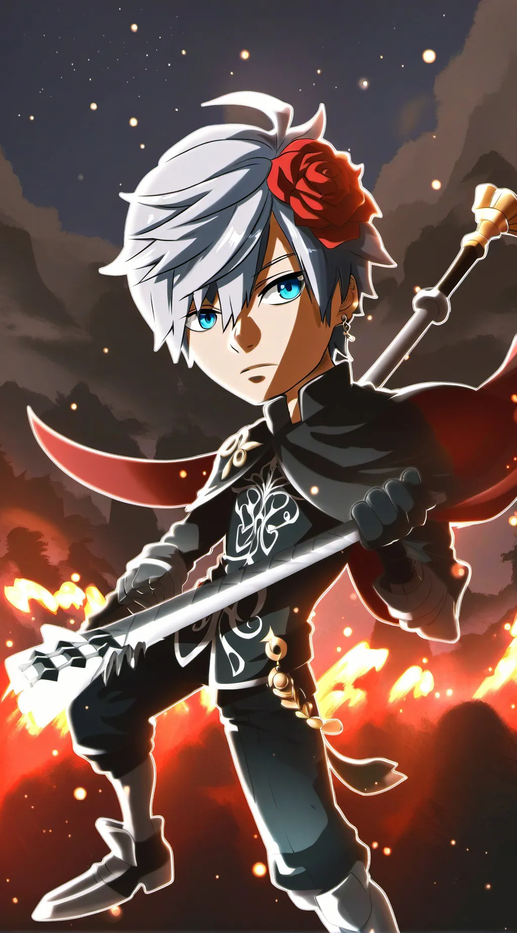 ai character: todorokie  background