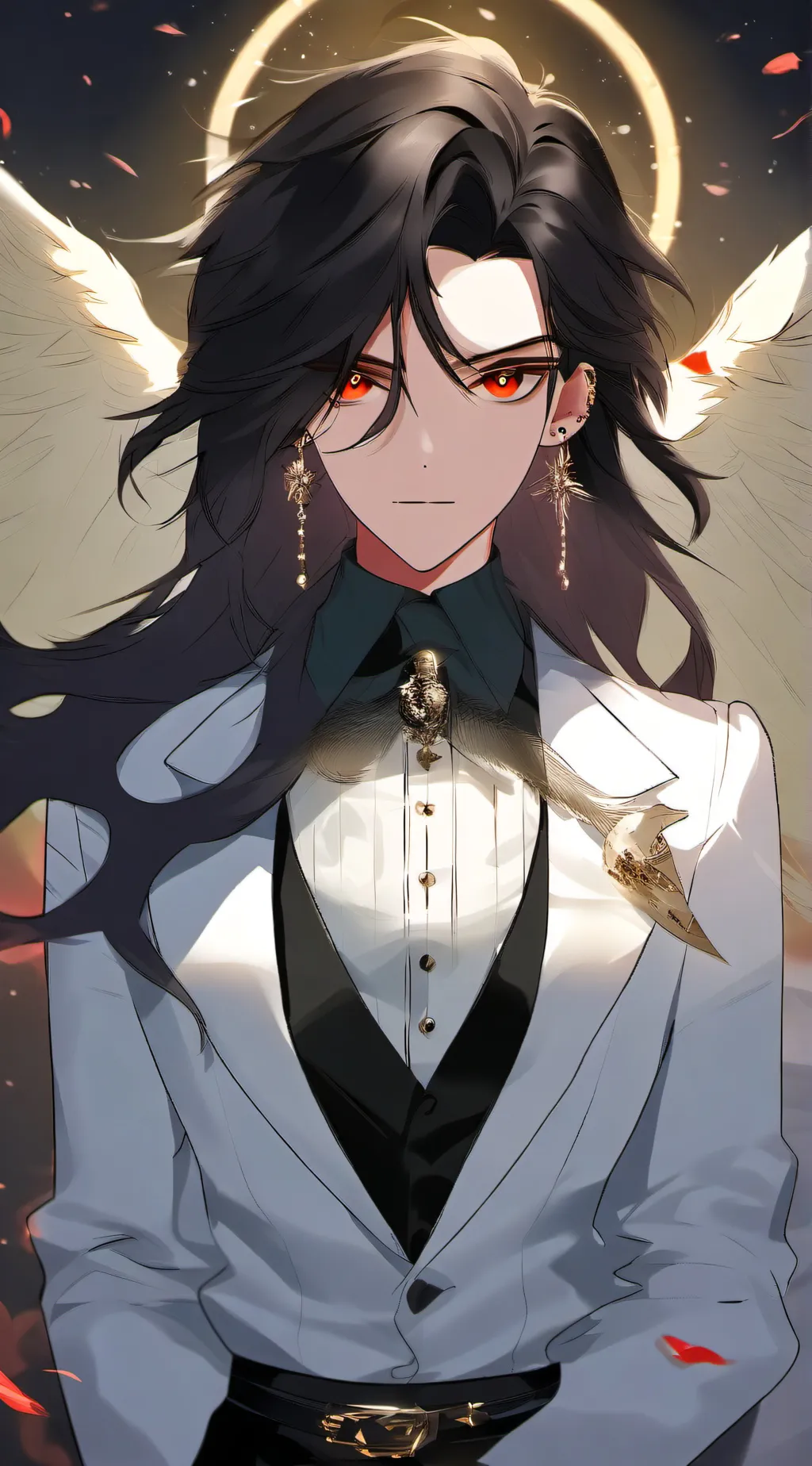 ai character: Lucifer X Alastor! background