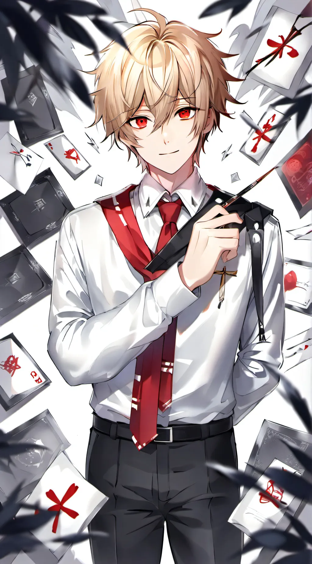 ai character: Bakugou~ background