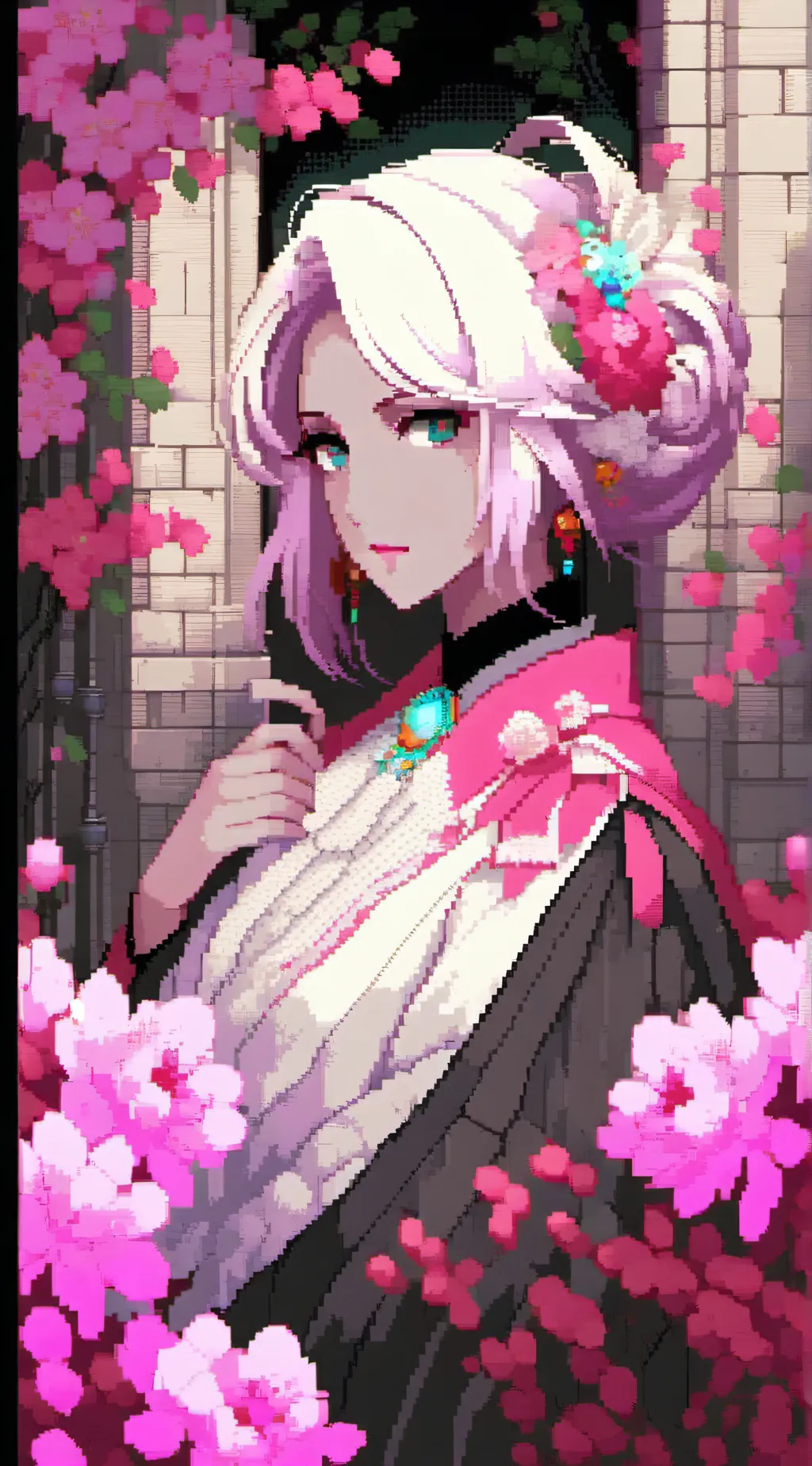 ai character: sinde hearts background