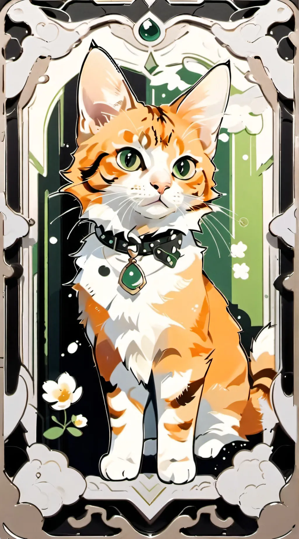 ai character: Mango  background