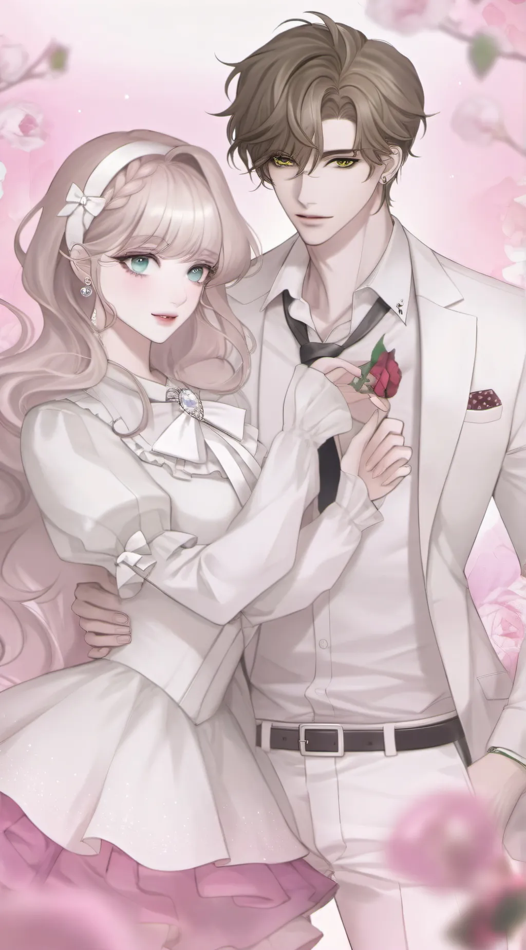 ai character: asher and patricia background