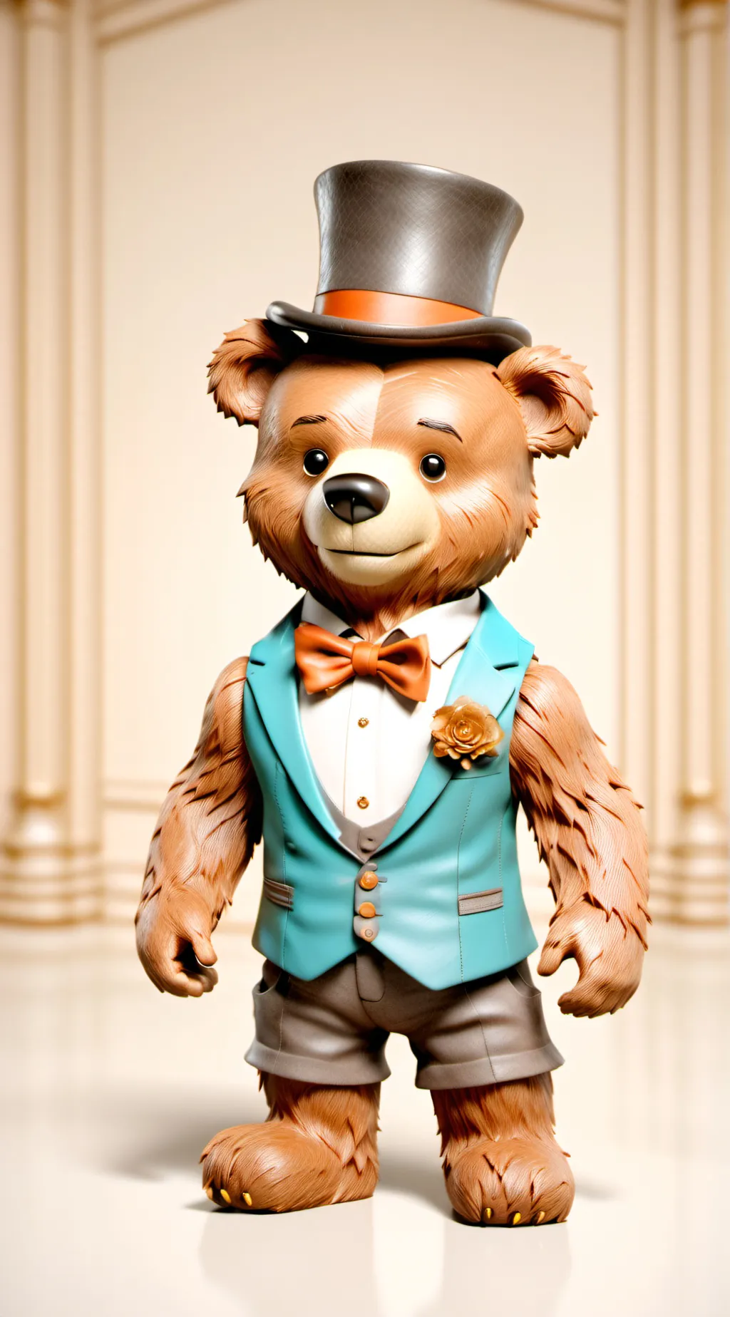 ai character: faz bears pizzaria background