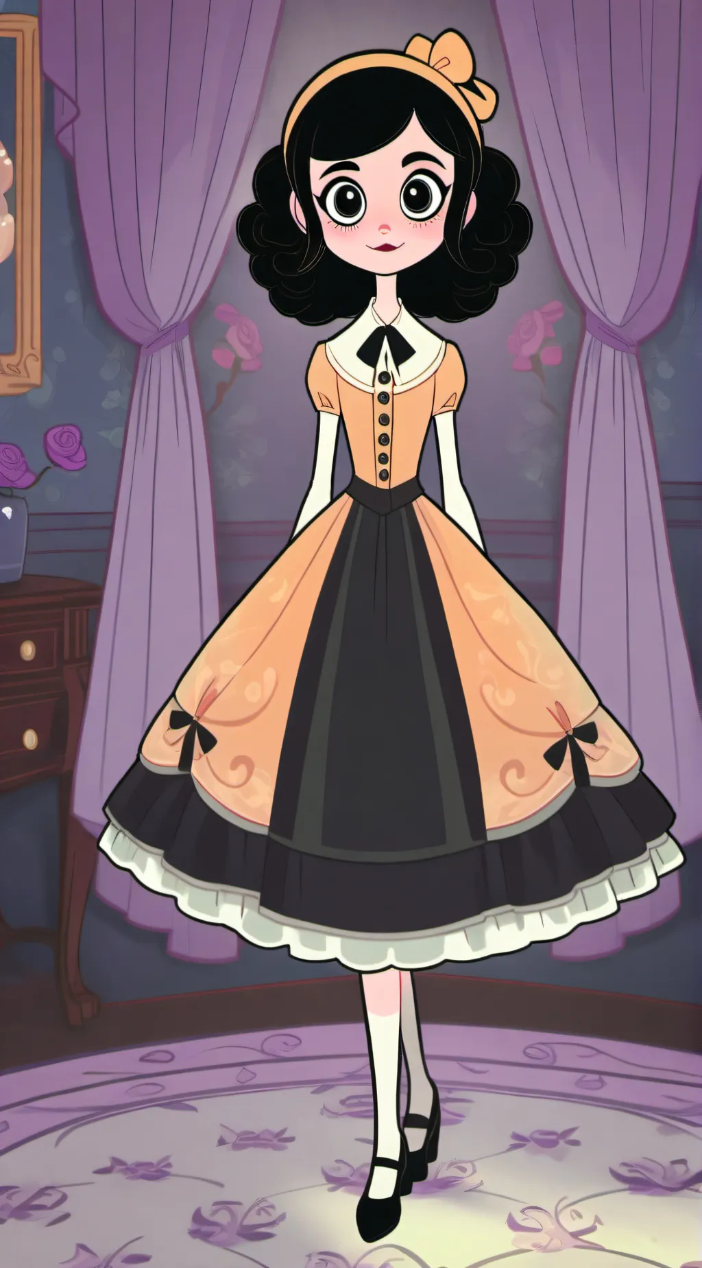 ai character: Celeste  background