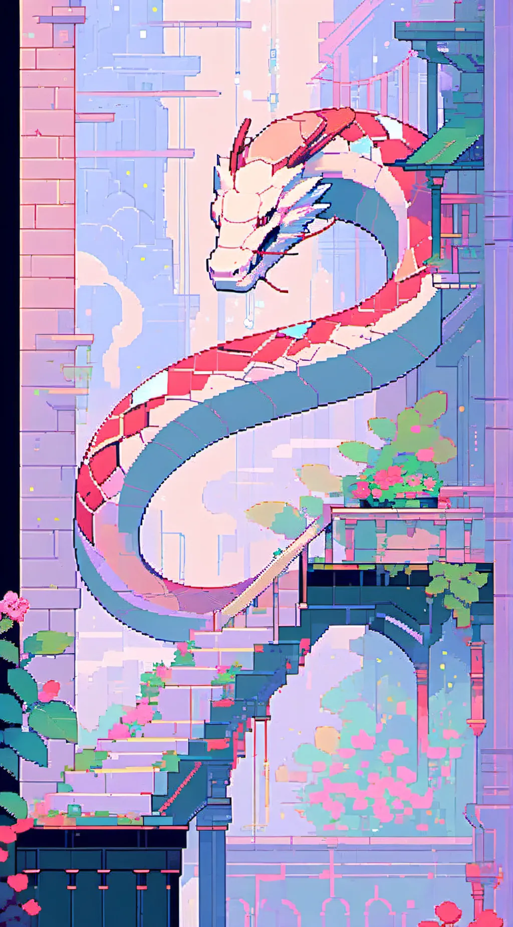 ai character: snake in school  3 background
