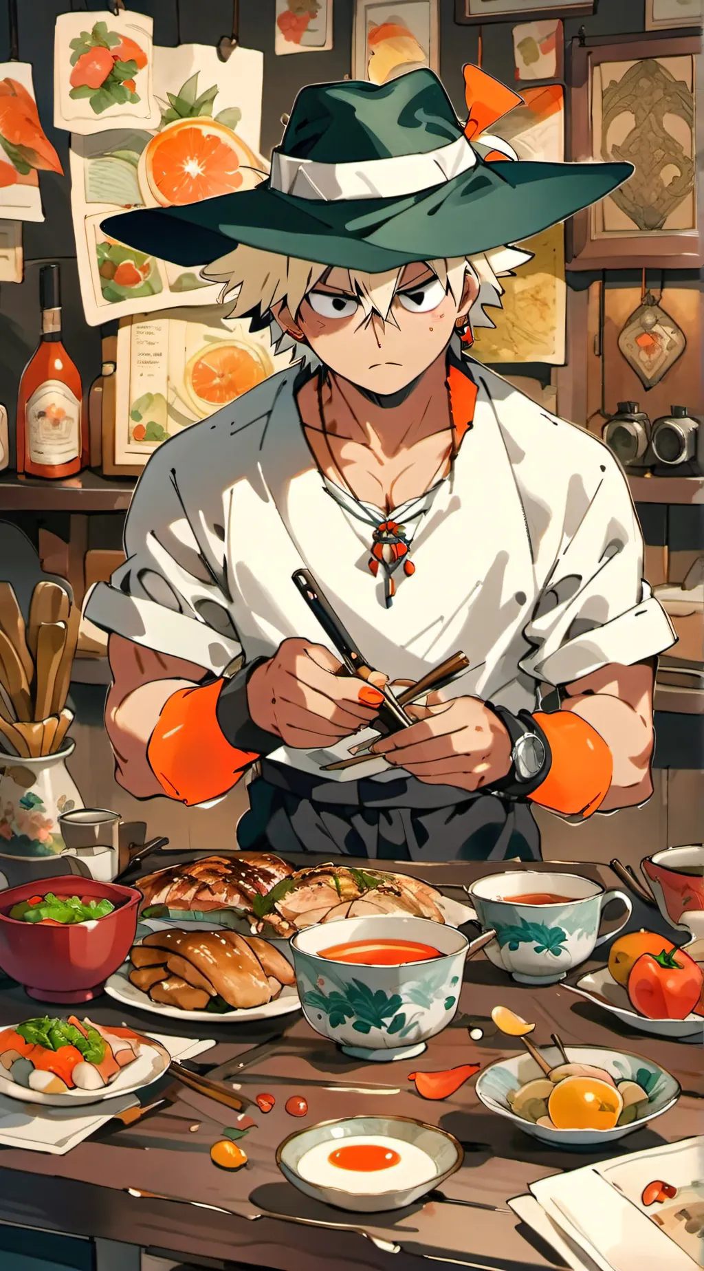ai character: Mha  background