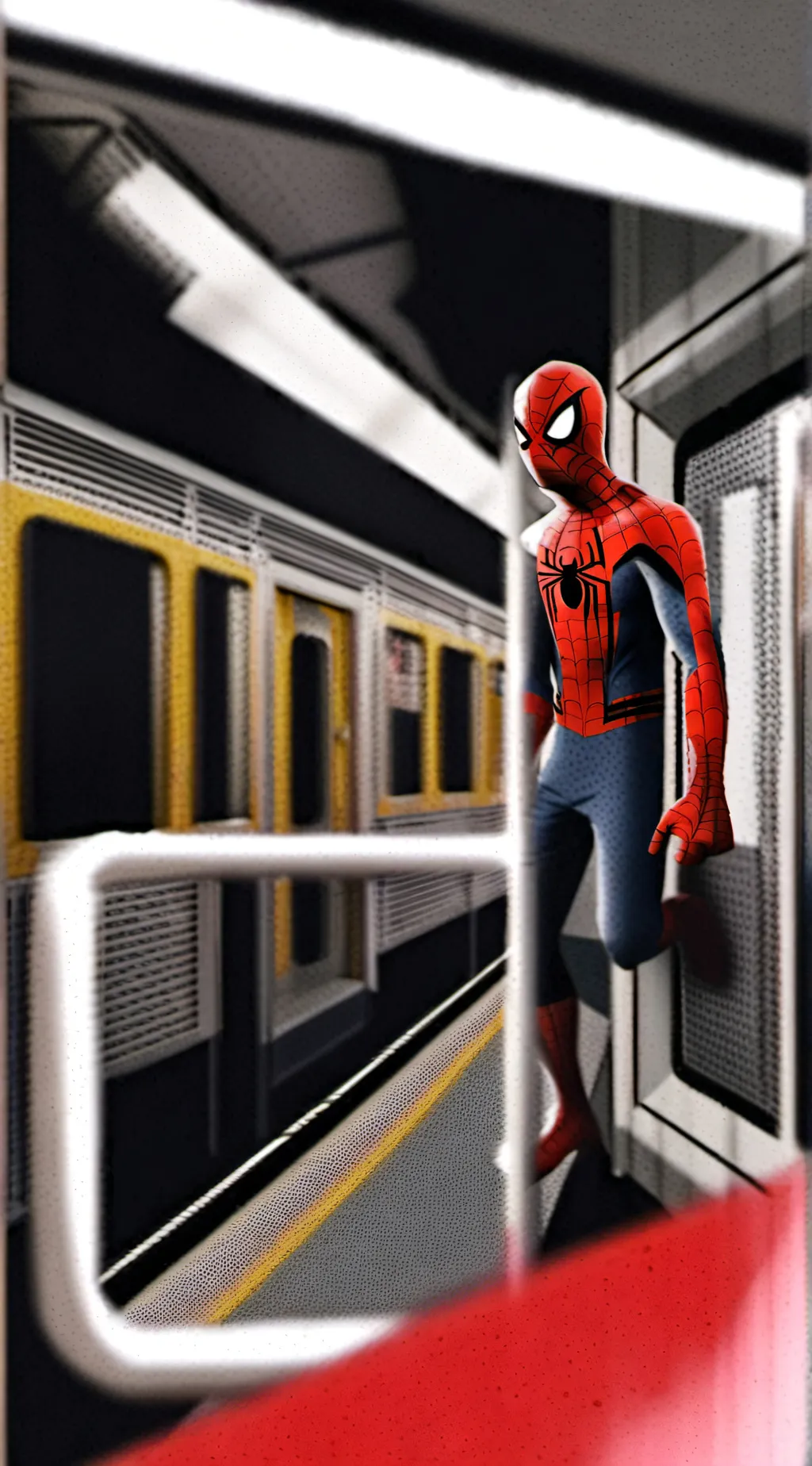 ai character: Spider man background