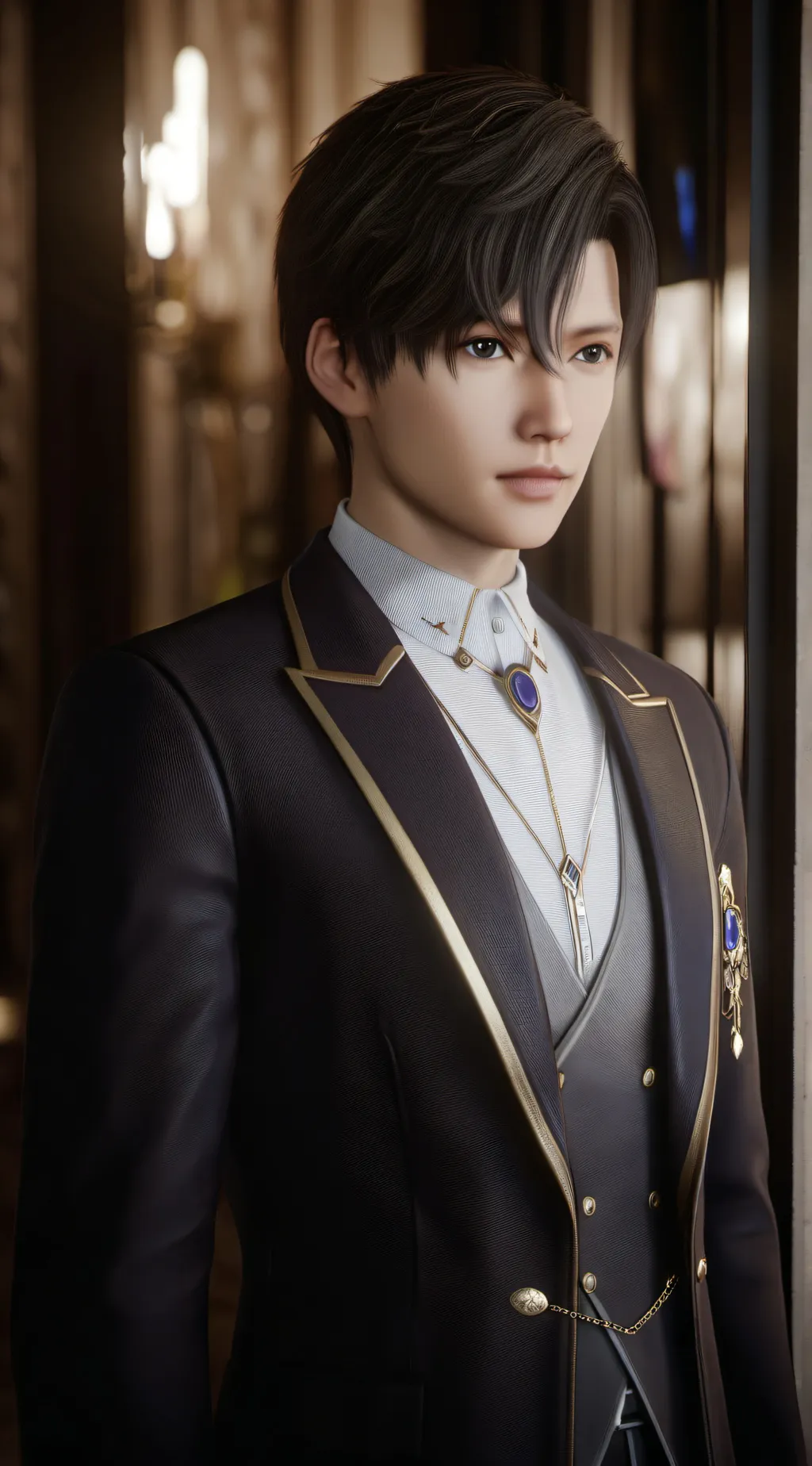 ai character: August background