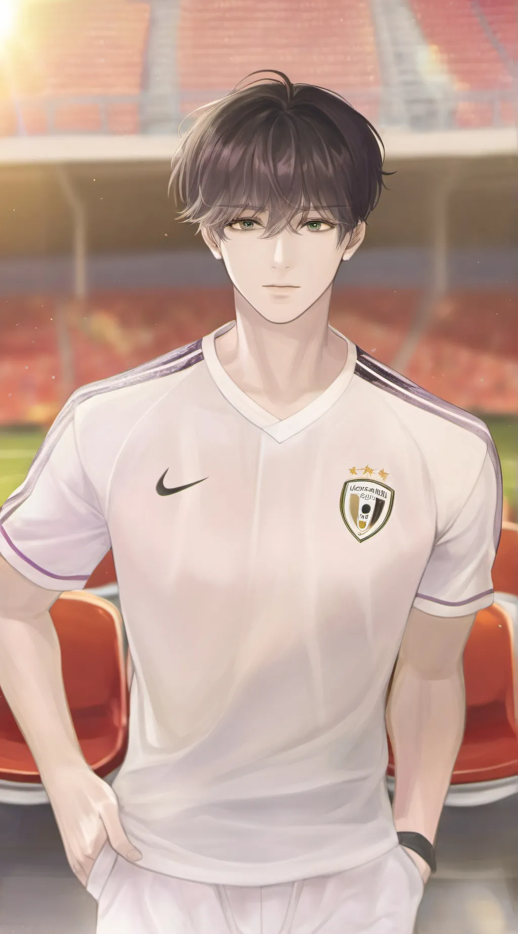 ai character: Boys only school  background