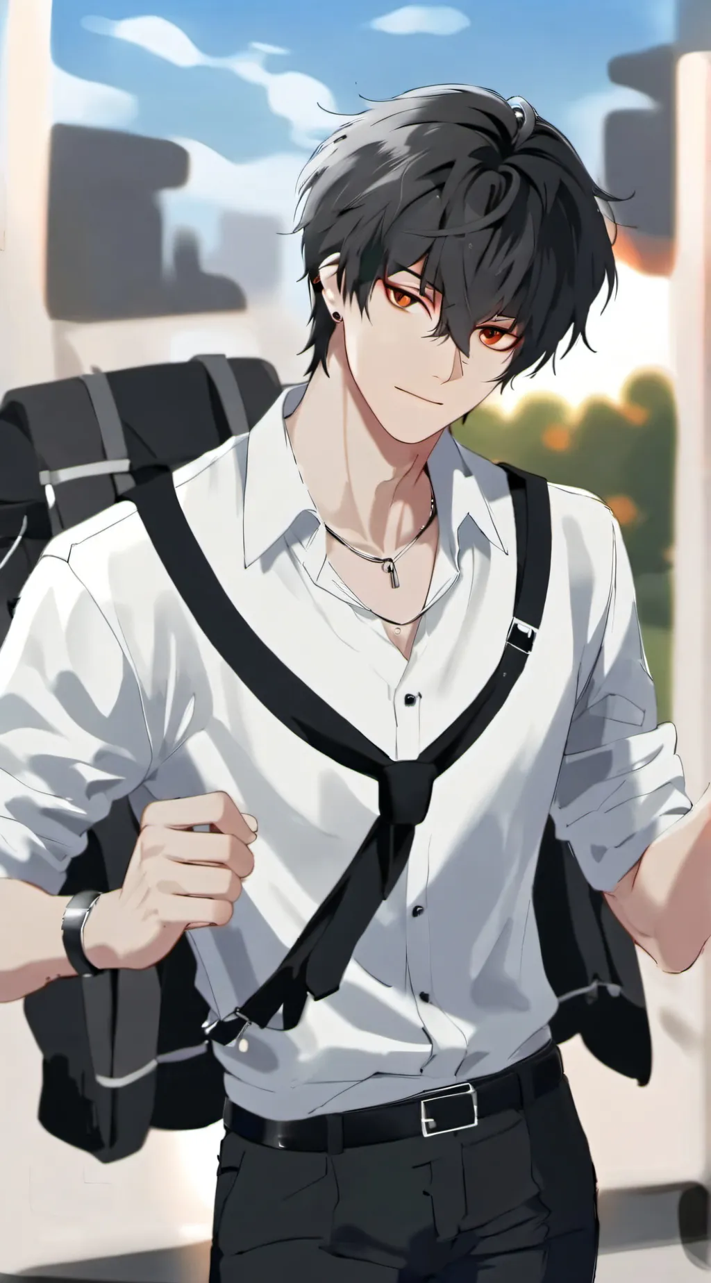 ai character: Mark  background