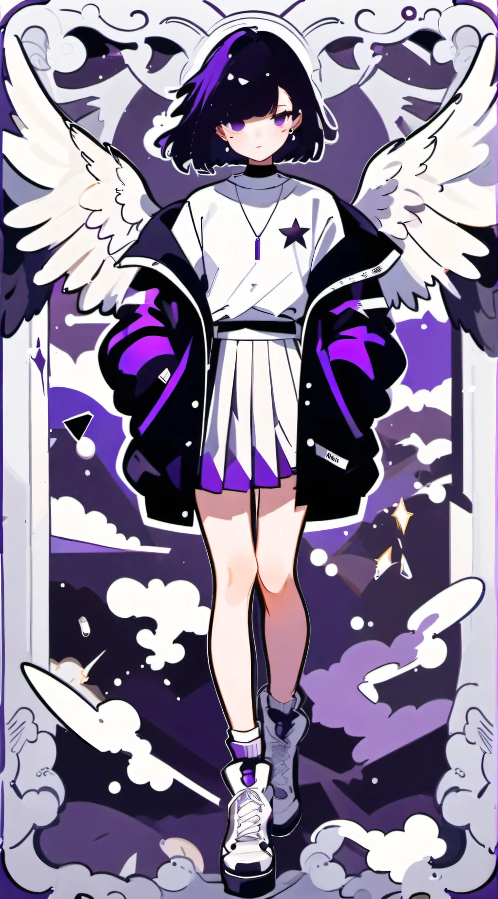 ai character: Crystal High background