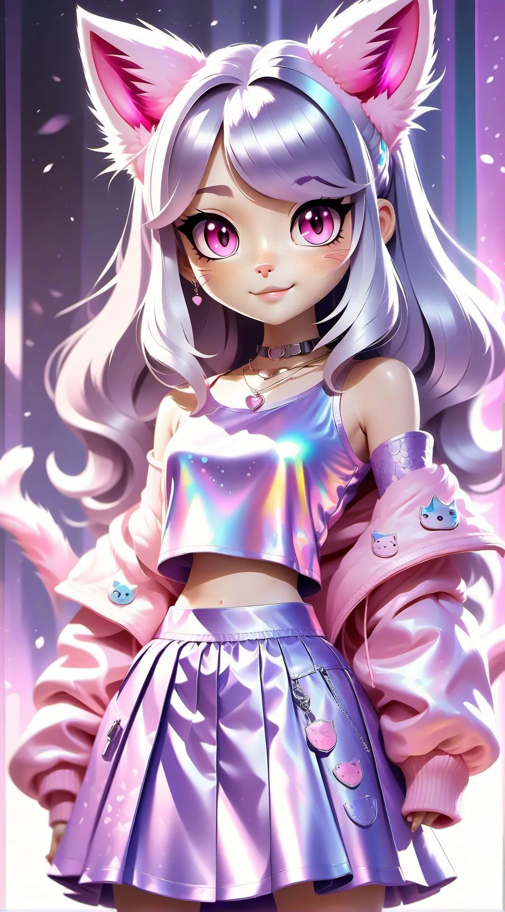 ai character: Uwucat infection background