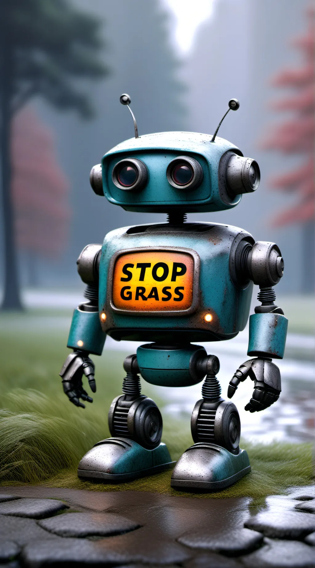 ai character: stop grass bots  background