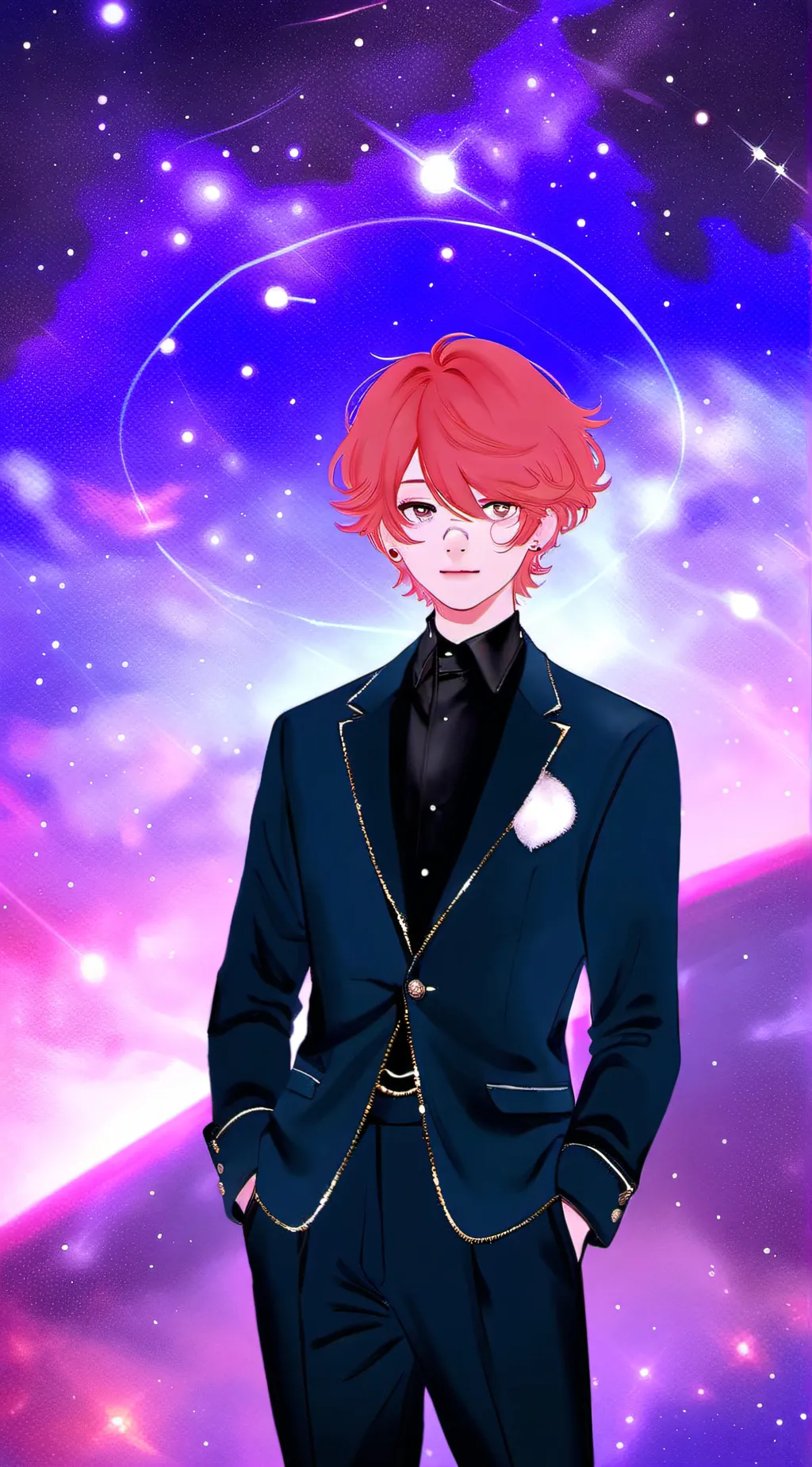 ai character: noah and Michael  background