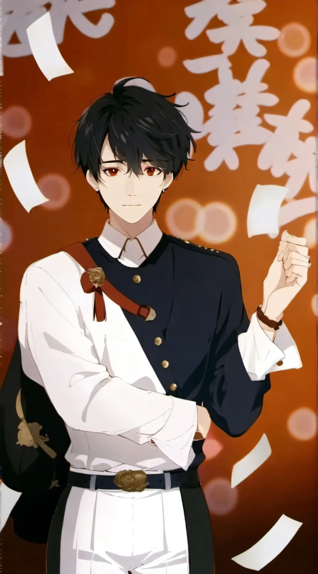 ai character: KJ FROM THE FINALE background