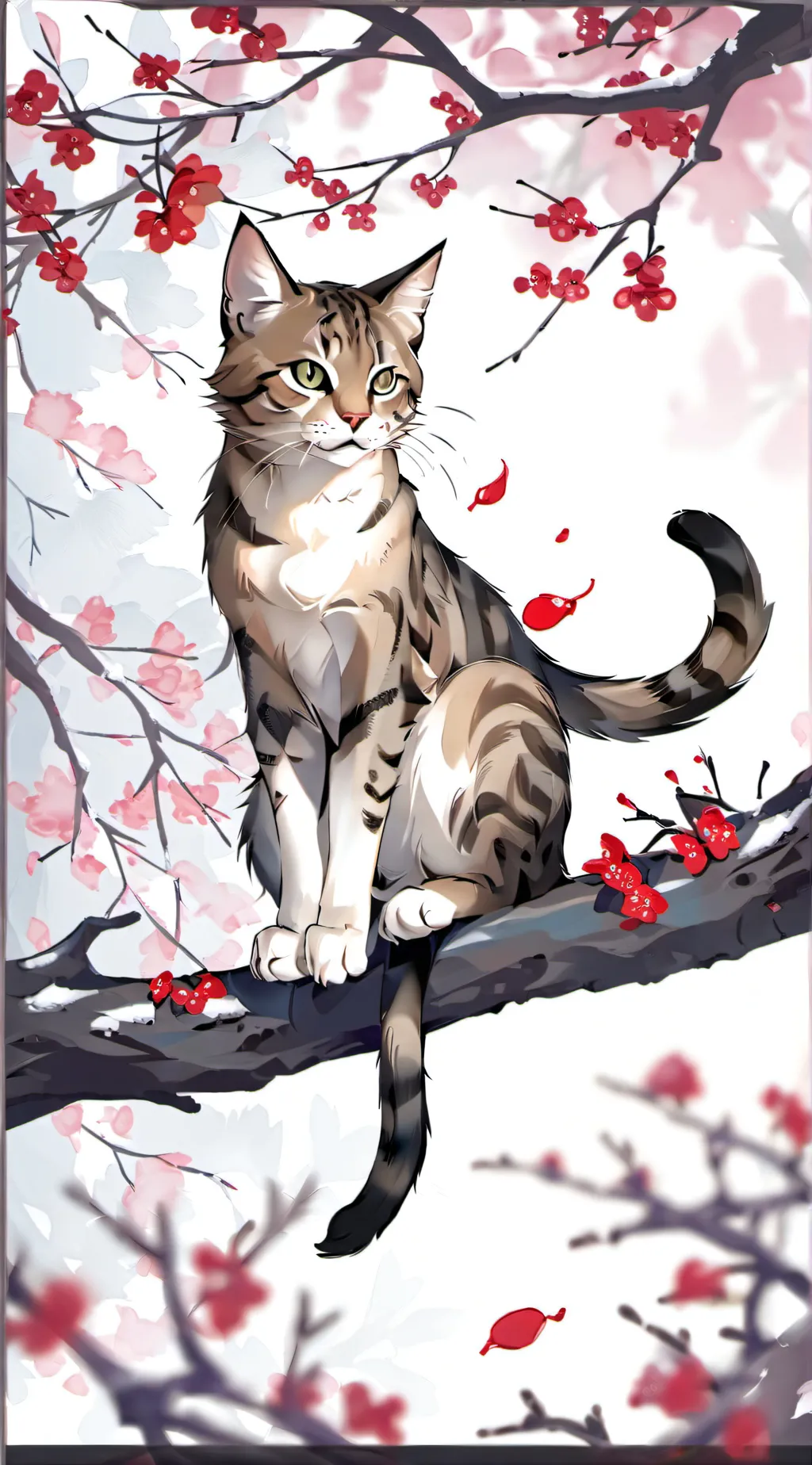ai character: Kitty🌺🌸🌼🪷🌷 background