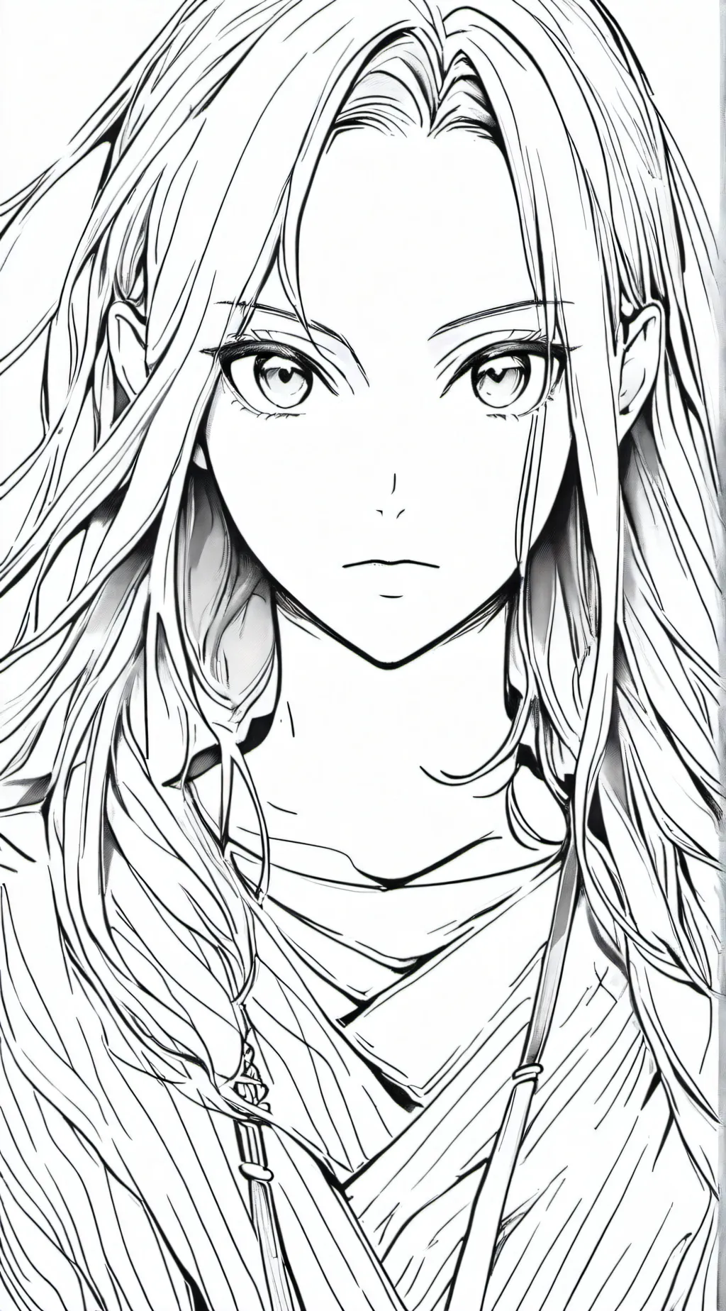 ai character: lace background