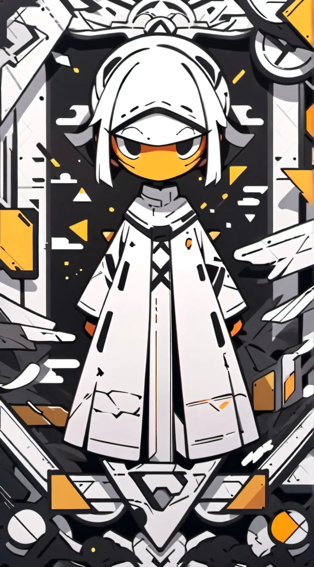ai character: Cashier background