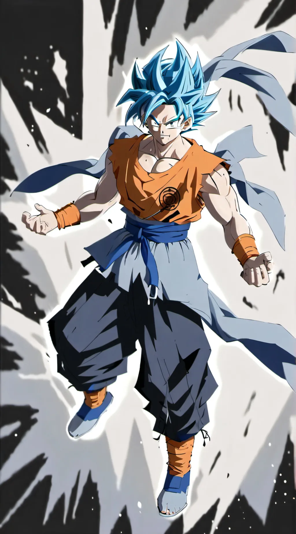 ai character: goku (ssb) background