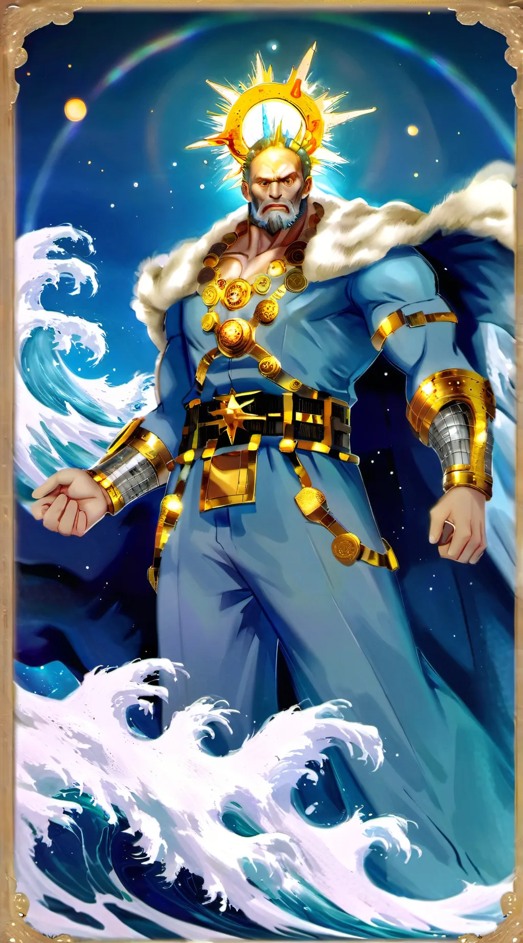 ai character: Chrono Titan background
