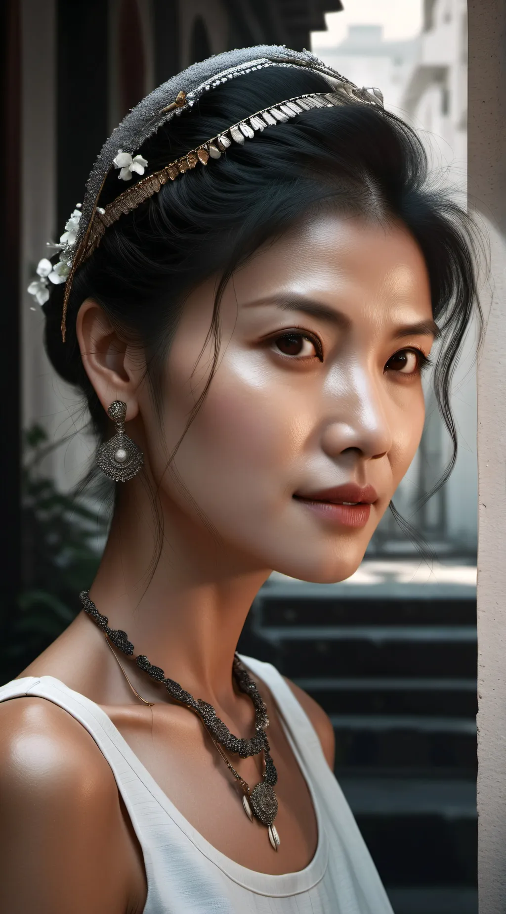 ai character: sus girl~ background