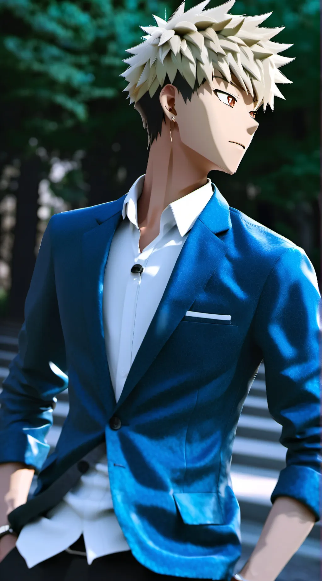 ai character: katsuki bakugo background