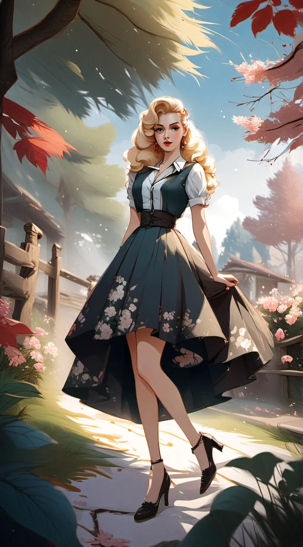 ai character: Evelyn background