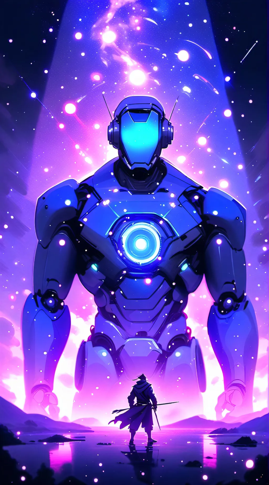 ai character: Burn Bot  background