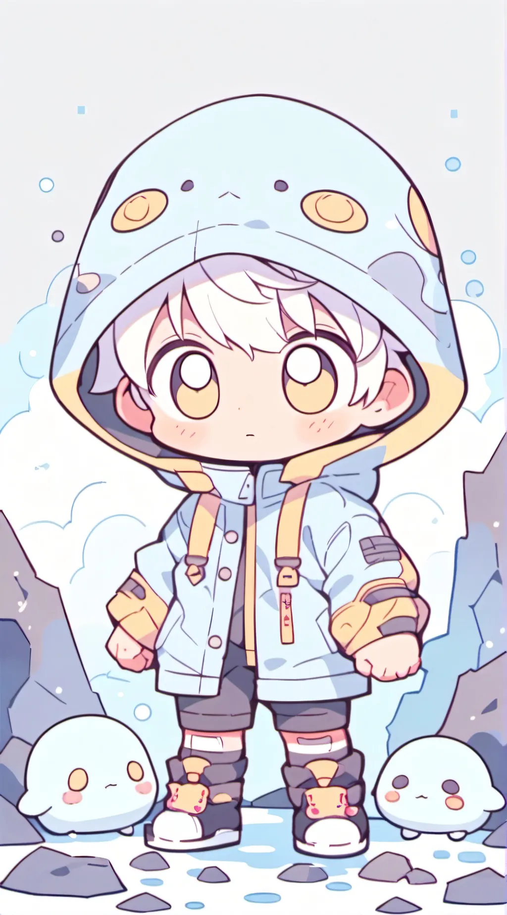 ai character: Carrot background