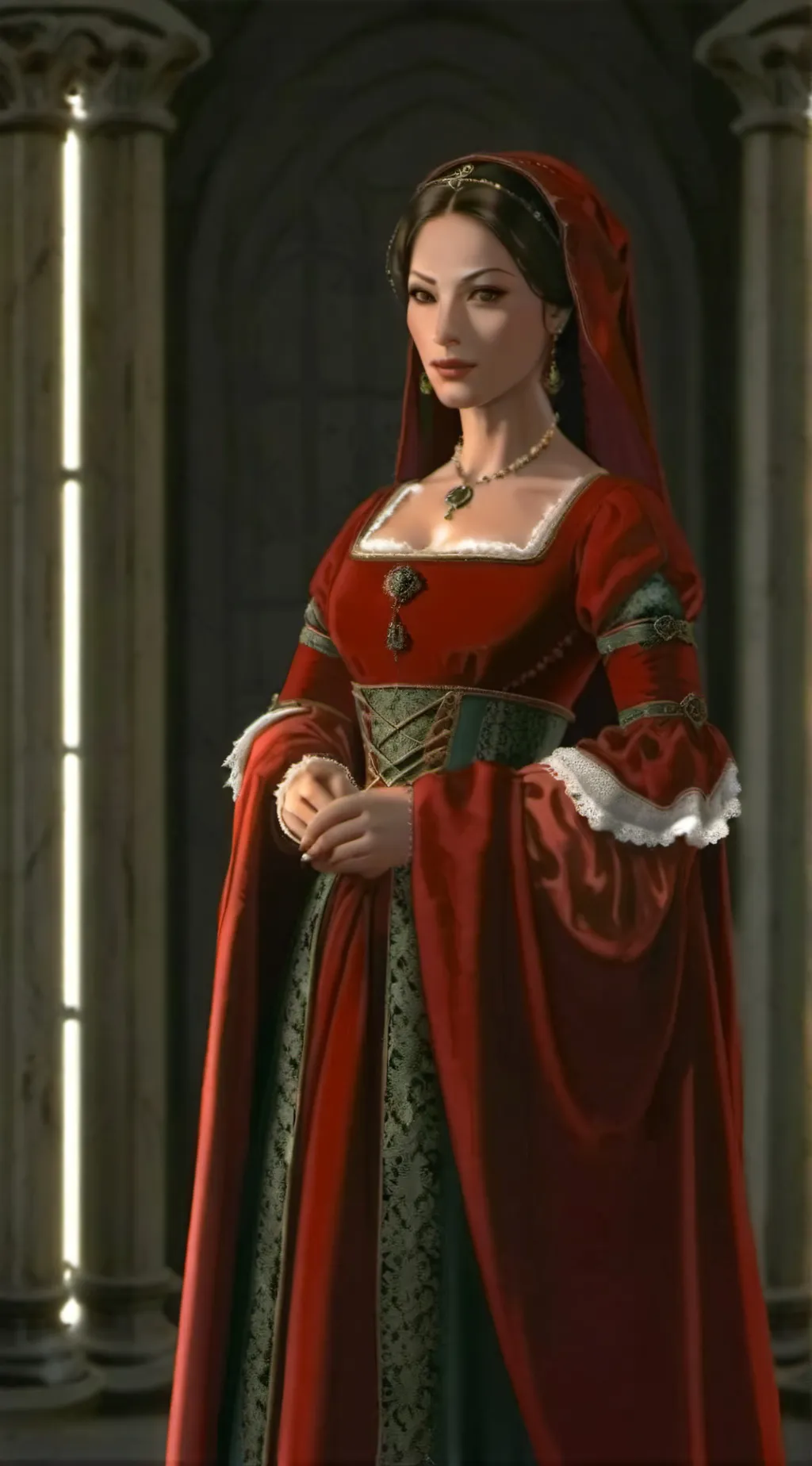 ai character: Paola  background