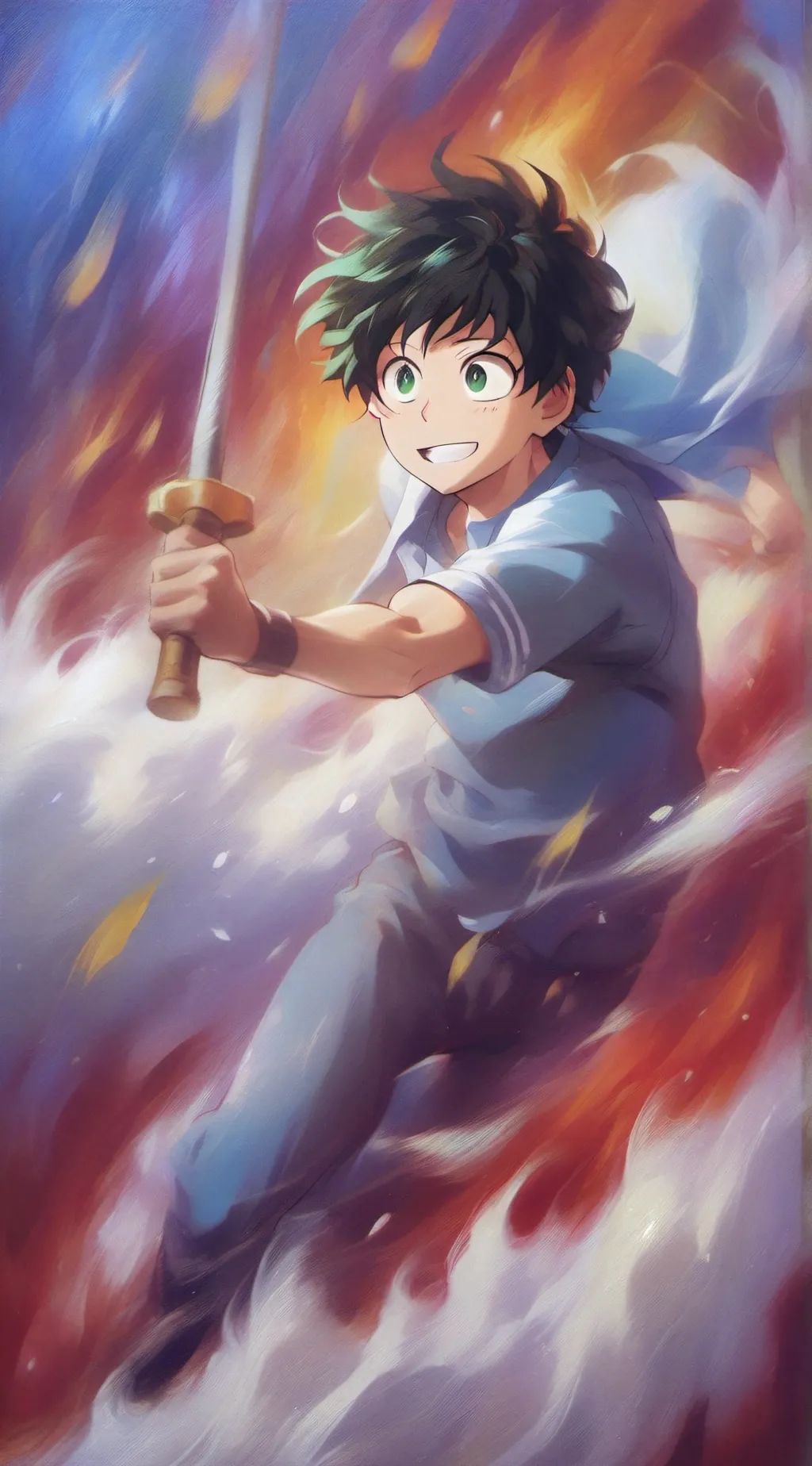 ai character: Izuku Midoriya background