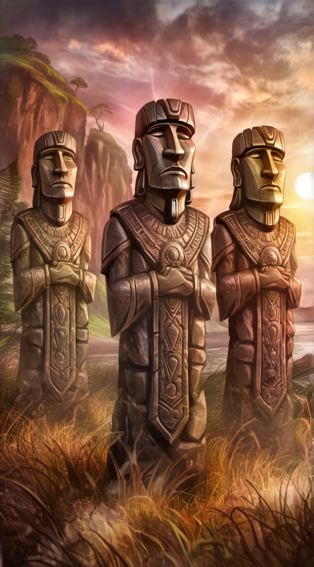 ai character: 🗿 background
