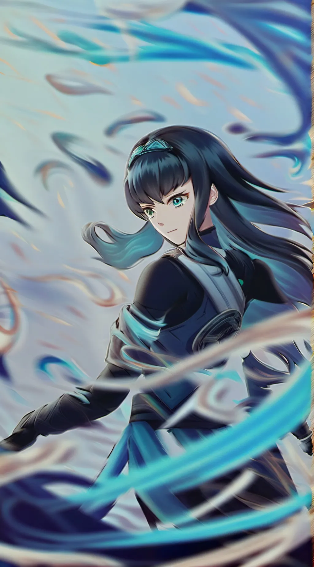 ai character: Muichiro x genya  background