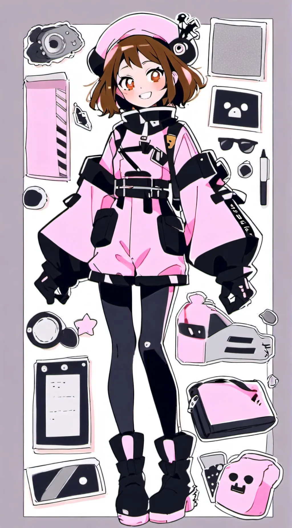 ai character: Ochaco  background