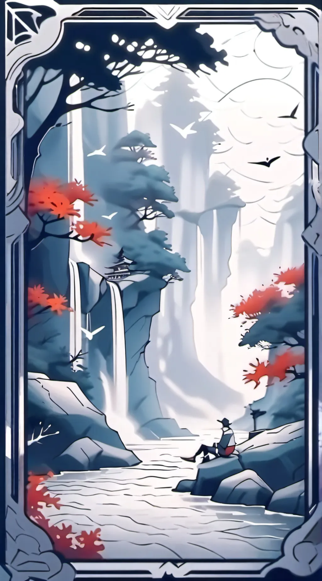 ai character: hashira  background