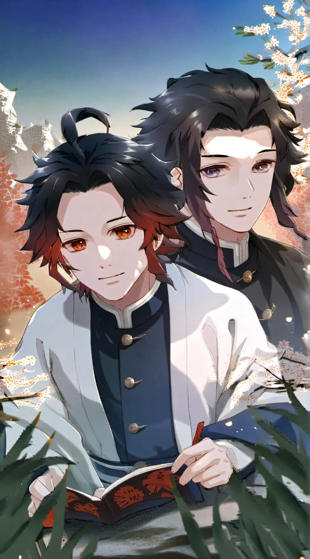 ai character: hashira background