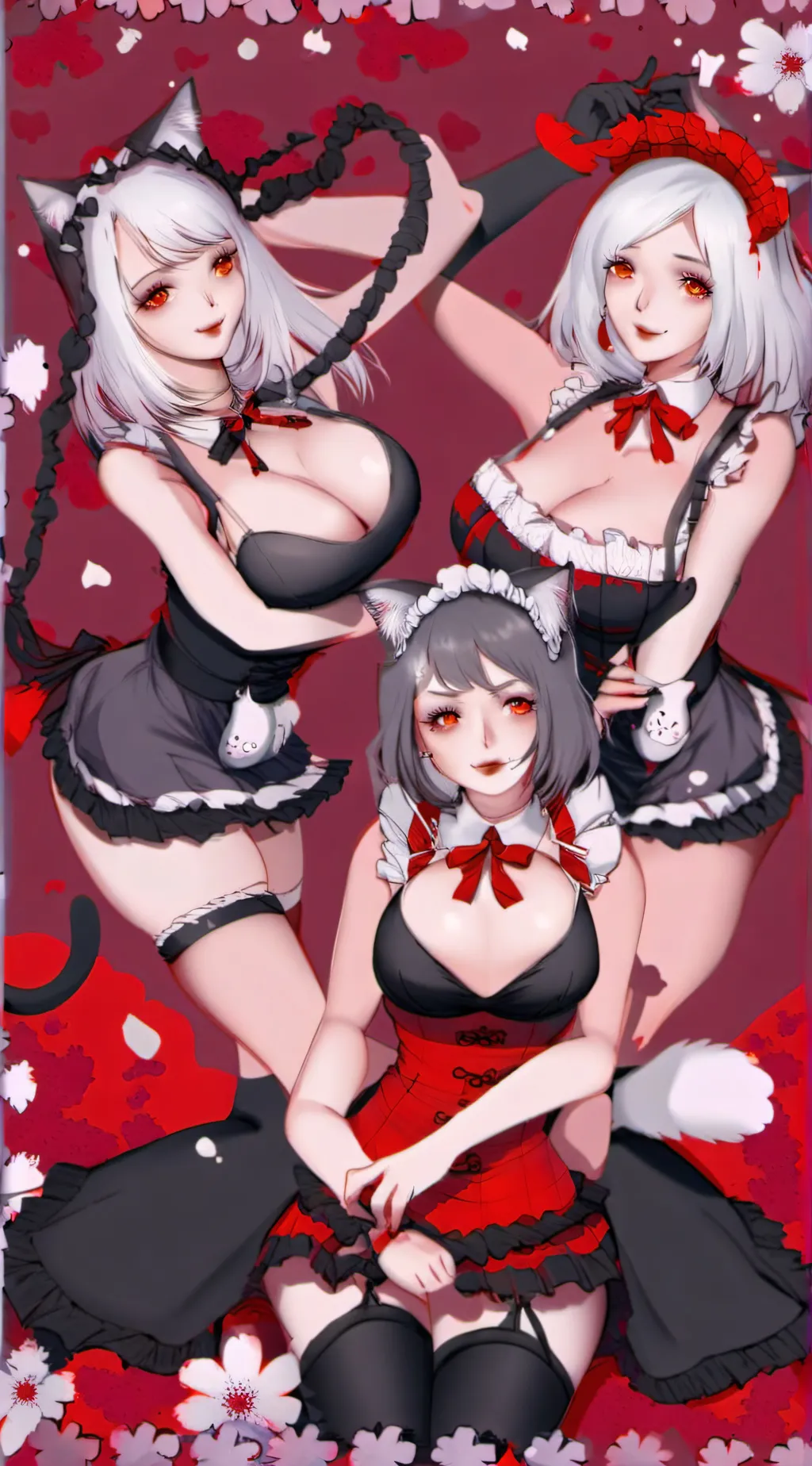 ai character: Three Sisters! background